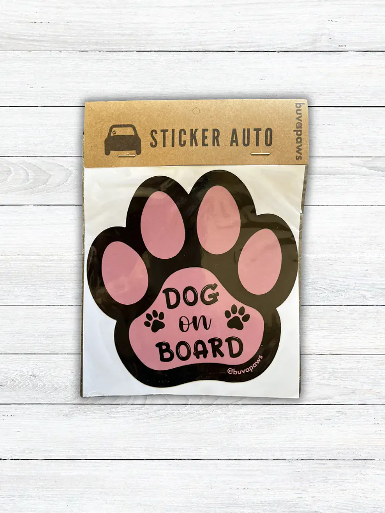 Sticker Auto DOG ON BOARD 4