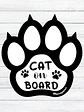 Sticker Auto CAT ON BOARD - Miniatura 2
