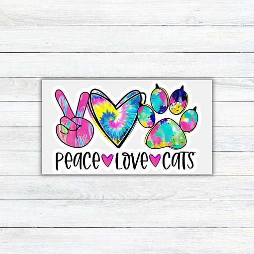 Sticker  PEACE LOVE & ... 2