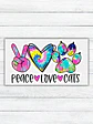 Sticker  PEACE LOVE & ... - Miniatura 2