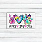 Sticker  PEACE LOVE & ... - Miniatura 2