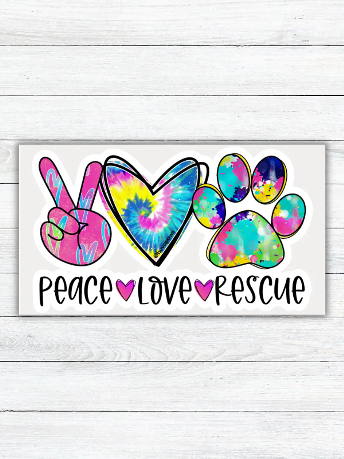 Sticker  PEACE LOVE & ... 4