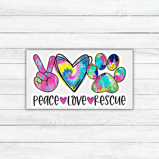 Sticker  PEACE LOVE & ... 4
