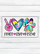 Sticker  PEACE LOVE & ... - Miniatura 4