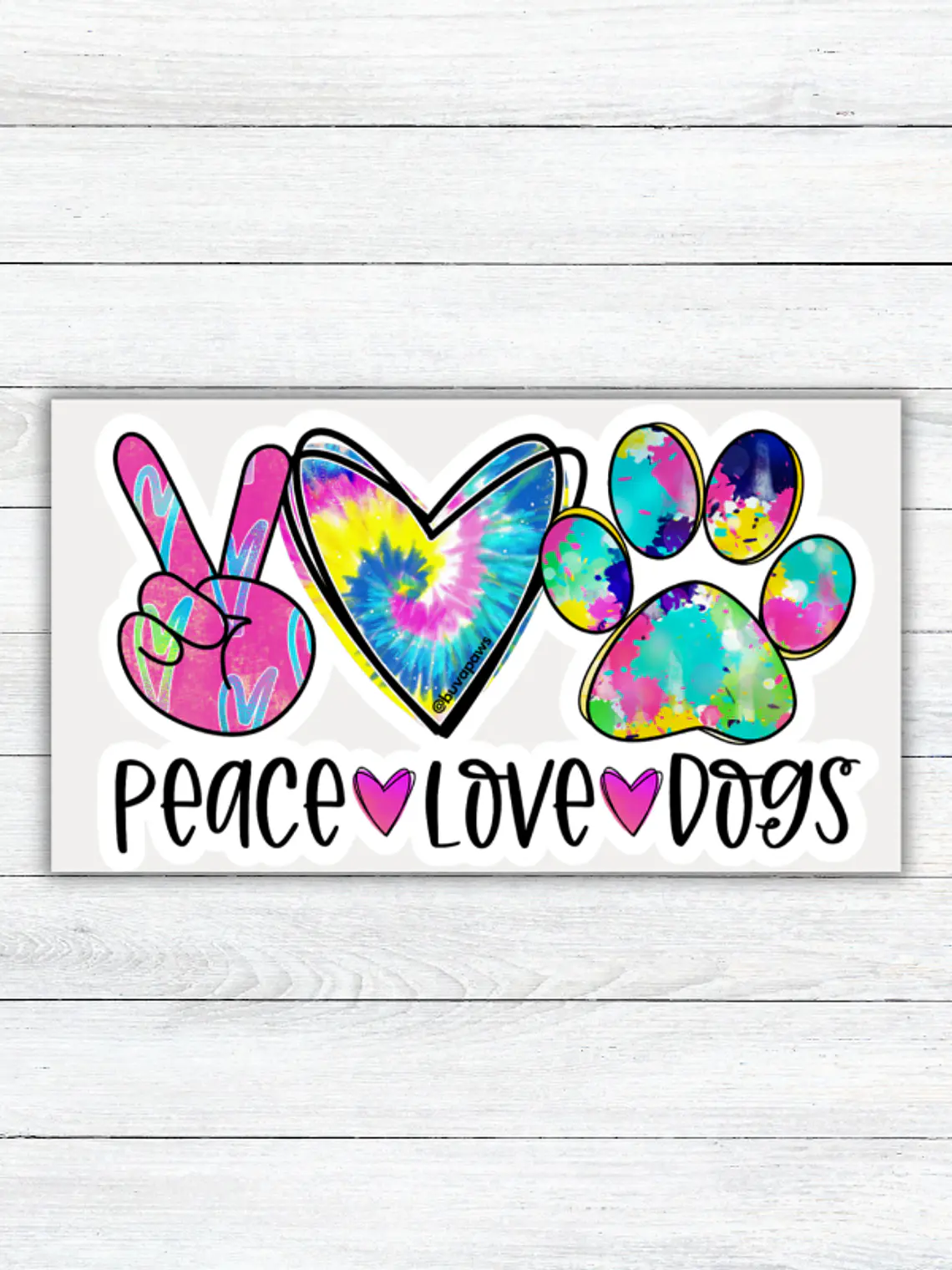 Sticker  PEACE LOVE & ... 3