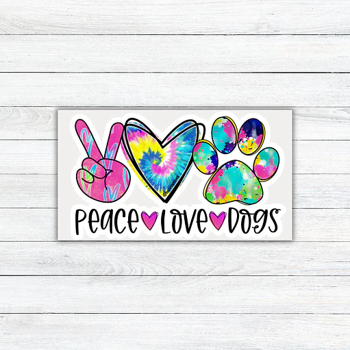 Sticker  PEACE LOVE & ... 3