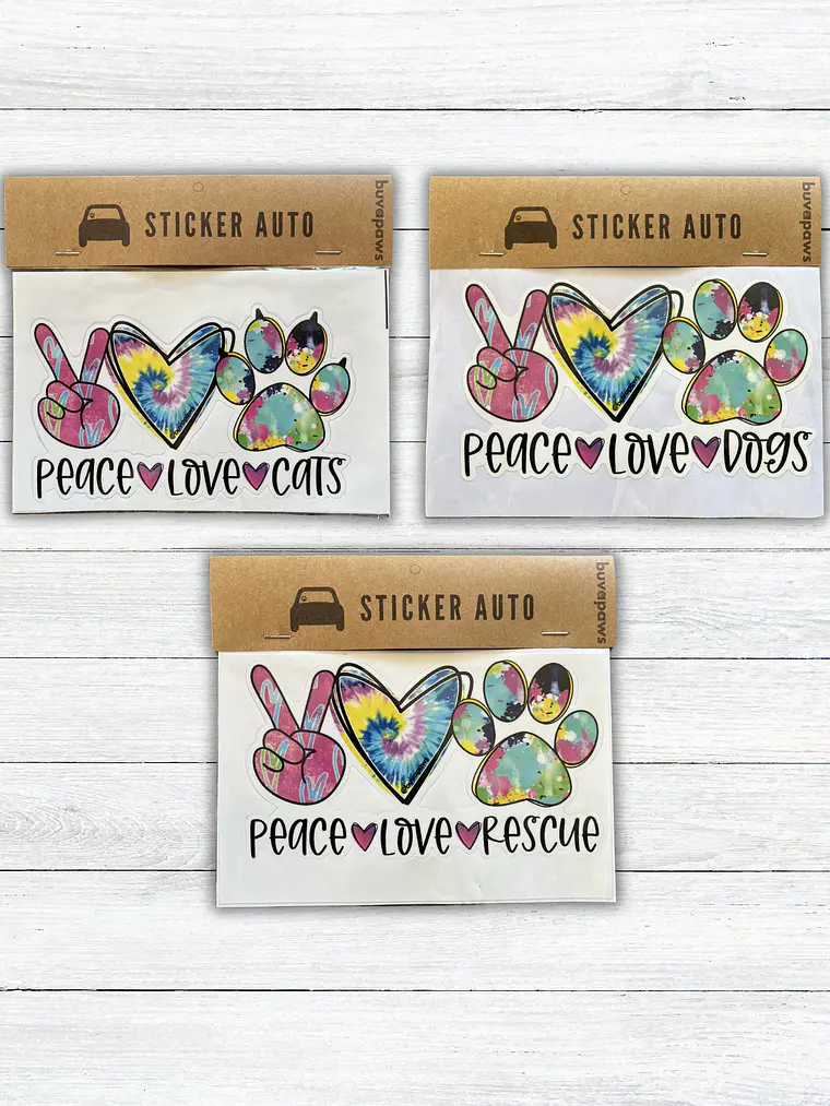 Sticker  PEACE LOVE & ... 1
