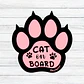 Sticker Auto CAT ON BOARD - Miniatura 1