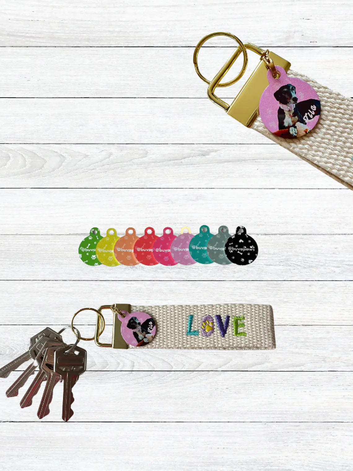 Placa PERSONALIZADA LLAVEROS BUVAPAWS 5