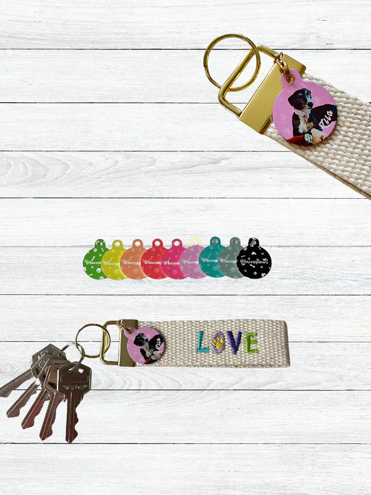 Placa PERSONALIZADA LLAVEROS BUVAPAWS 5
