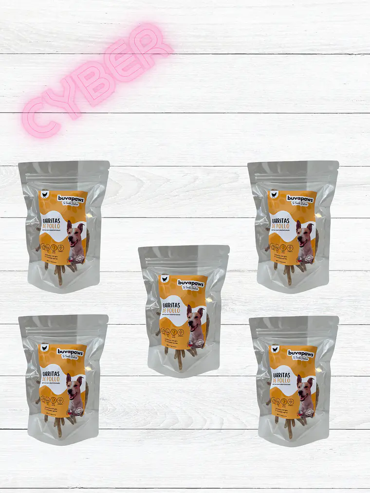 CYBER PACK 5 GARRITAS DE POLLO 1