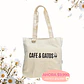 Tote bag CAFE & GATOS - Miniatura 1