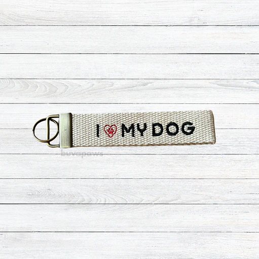Llavero I ❤️ My Dog 2