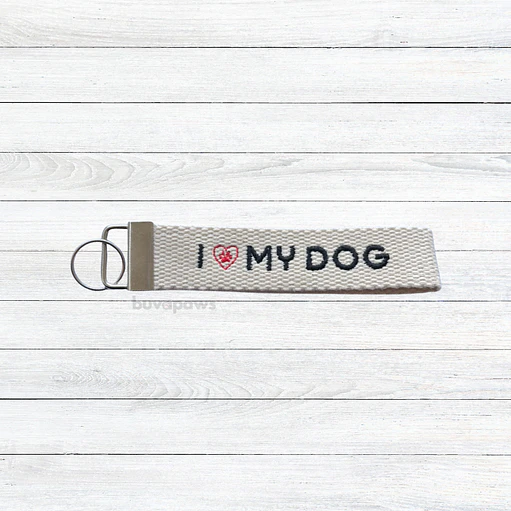 Llavero I ❤️ My Dog 4