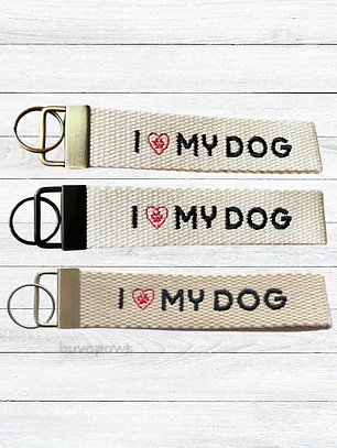 Llavero I ❤️ My Dog