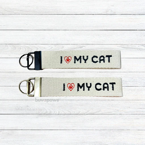 Llavero I ❤️ My Cat 1