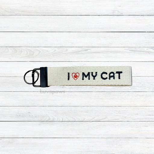 Llavero I ❤️ My Cat 2