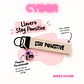 CYBER LLAVERO STAY PAWSITIVE + 1 PLACA PERSONALIZADA - Miniatura 1