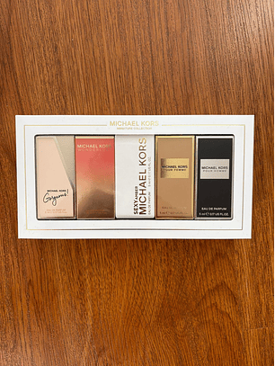 Michael Kors Set Miniaturas Collection Unisex 5 ml Michael Kors