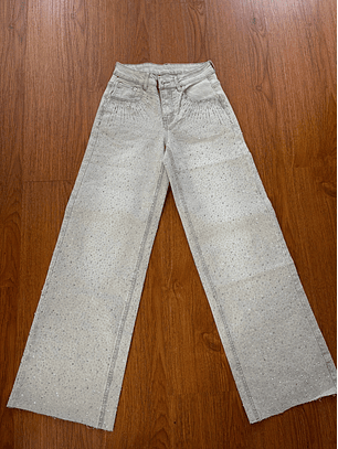 Jeans Gris Brillo completo