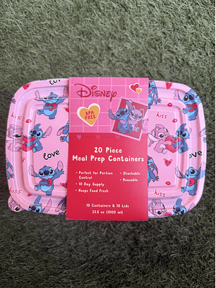 Contenedores Stitch BPA Free 20pvs