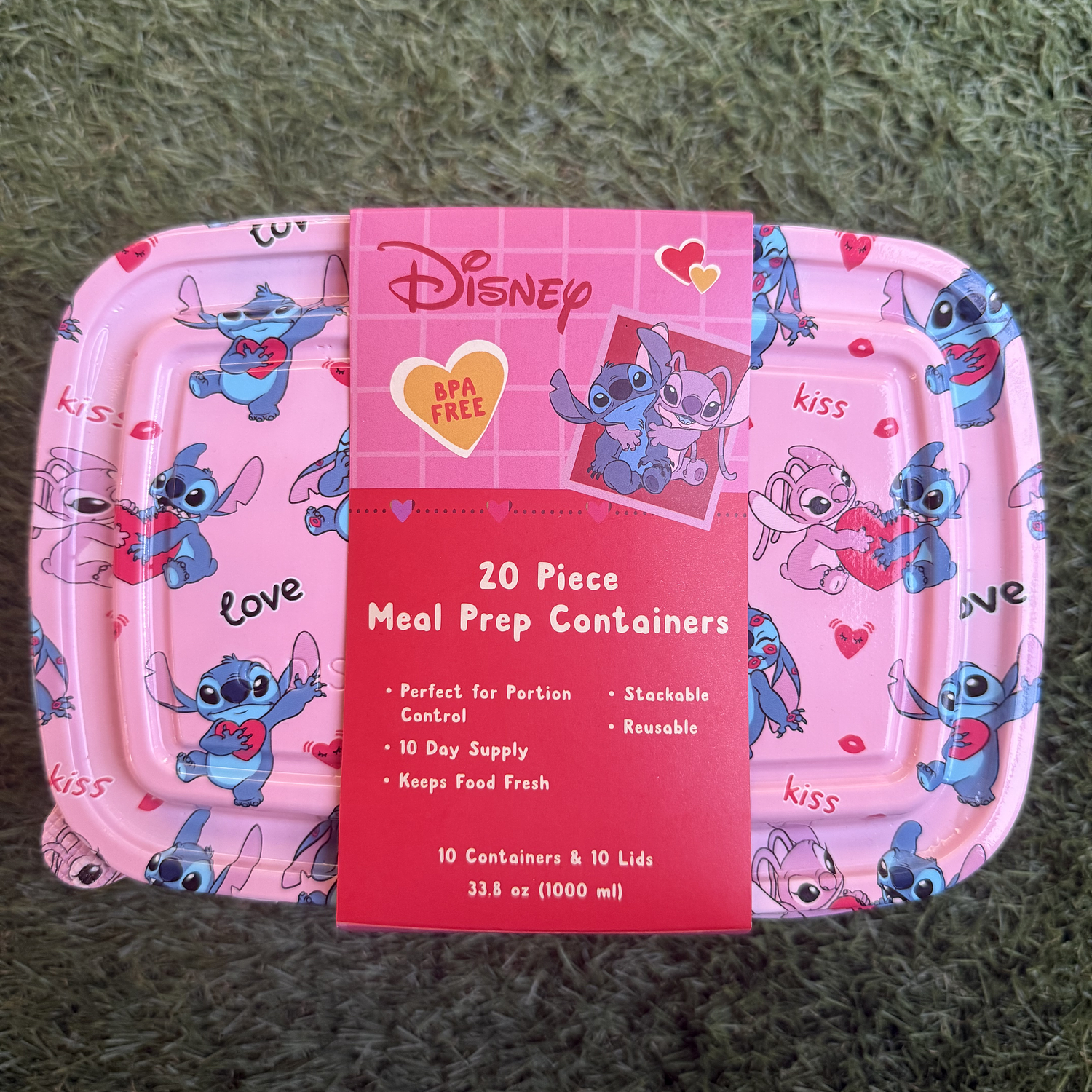 Contenedores Stitch BPA Free 20pvs