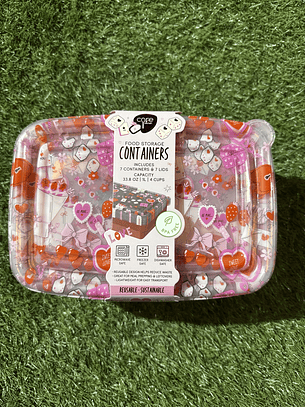 Contenedores Be Mine BPA Free 20pcs