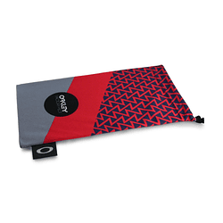 Estuche de microfibra Oakley FP Printed French Red/Grey