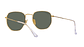 Ray-Ban Hexagonal Titanium Polarizado RB8148 921658 54 - Miniatura 5
