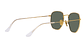 Ray-Ban Hexagonal Titanium Polarizado RB8148 921658 54 - Miniatura 8