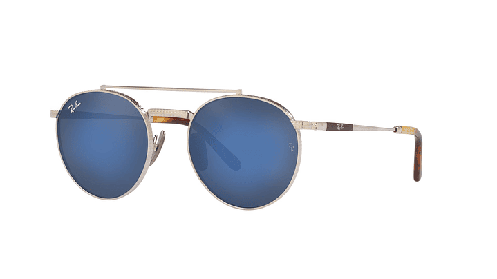 Ray-Ban Round Ii Titanium RB8237 3139O4 53 1