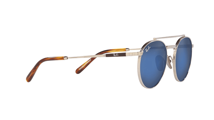 Ray-Ban Round Ii Titanium RB8237 3139O4 53 10