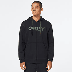 Polerón Oakley Teddy Full Zip Negro/Verde Camo L
