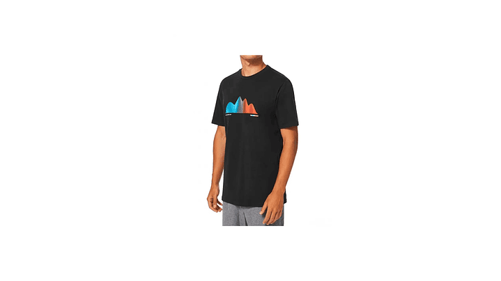 Polera Oakley Graphic Waves Tee Negra S 1
