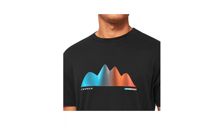 Polera Oakley Graphic Waves Tee Negra S 4
