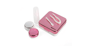 Kit estuche lentes de contacto Fucsia KLCF