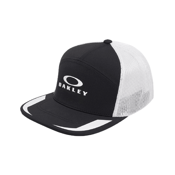 Jockey Oakley Podium Trucker Negro-Blanco T/L