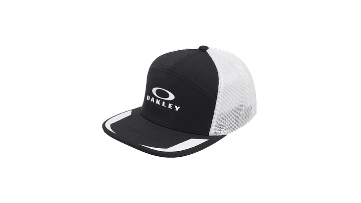Jockey Oakley Podium Trucker Negro-Blanco T/L 1