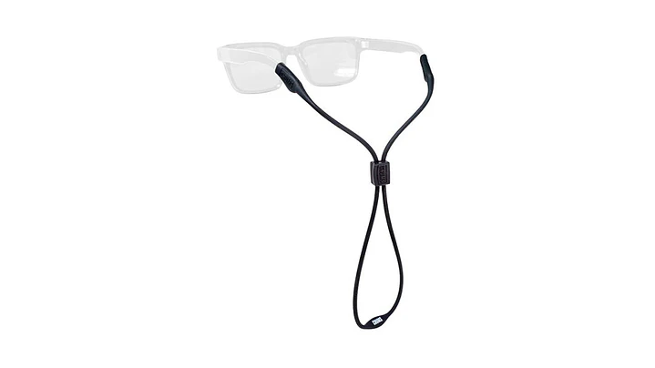 Correa (strap) de lentes de goma The Slim negro 1