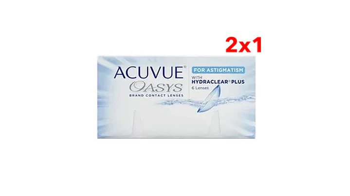 Acuvue Oasys para Astigmatismo con HydraClear Plus Caja 6 Lentes de Contacto 1