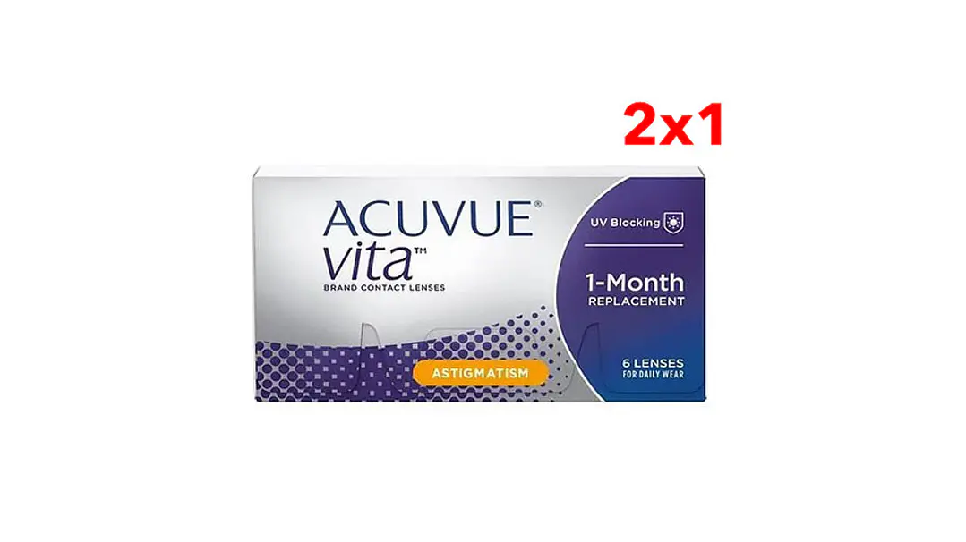 Acuvue Vita Astigmatismo con tecnología HydraMax Caja 6 Lentes de Contacto 1
