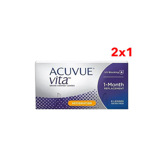 Acuvue Vita Astigmatismo con tecnología HydraMax Caja 6 Lentes de Contacto