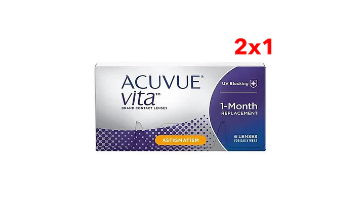 Acuvue Vita Astigmatismo con tecnología HydraMax Caja 6 Lentes de Contacto 1