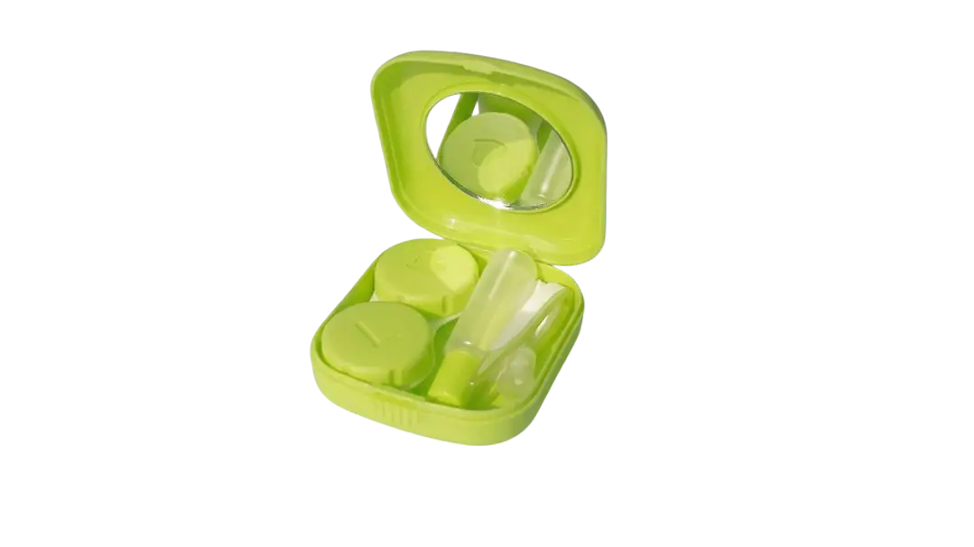 Kit estuche lentes de contacto Verde KLCV 1