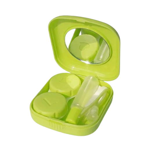 Kit estuche lentes de contacto Verde KLCV