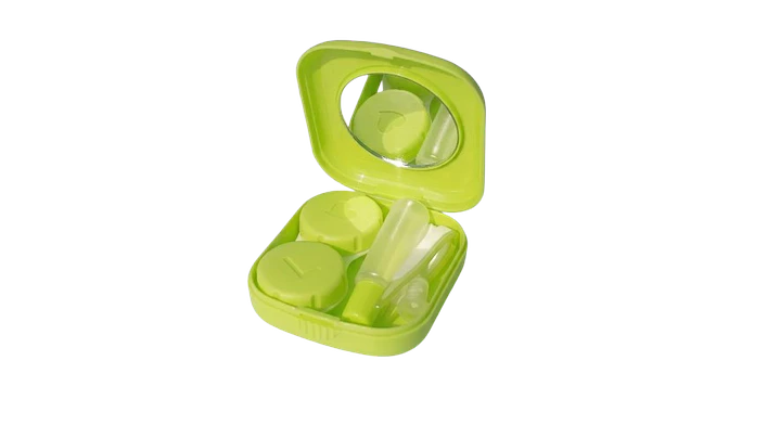 Kit estuche lentes de contacto Verde KLCV 1
