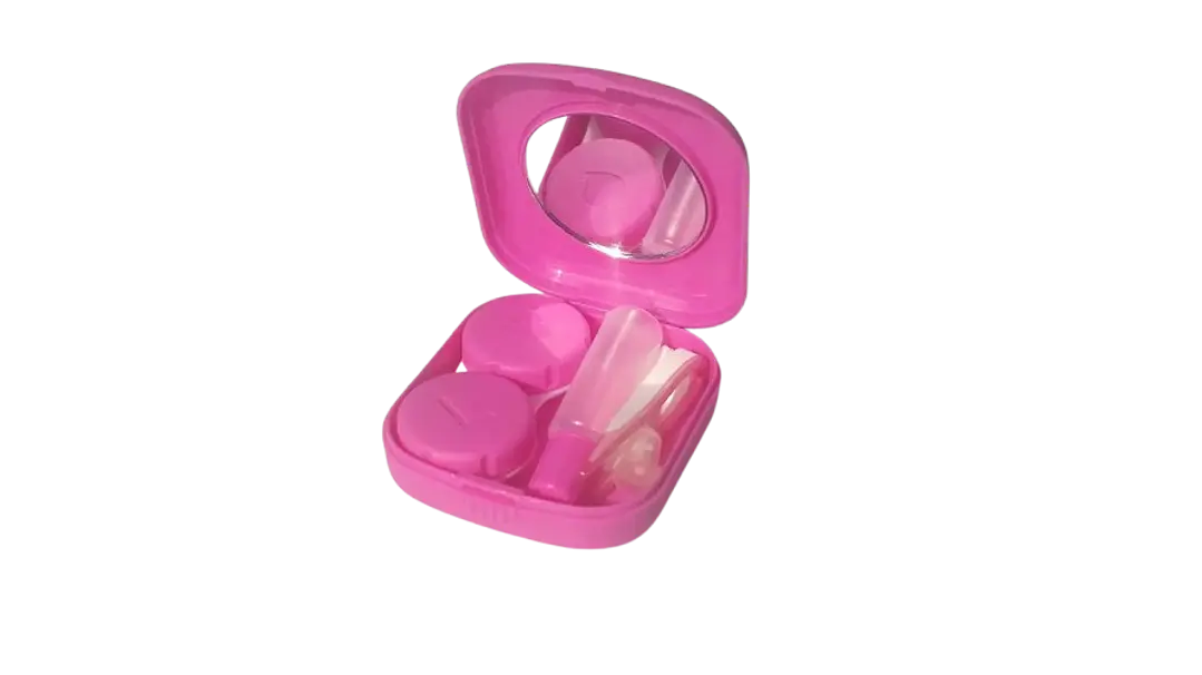 Kit estuche lentes de contacto Rosado KLCR 1