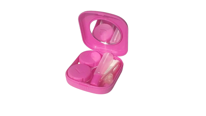 Kit estuche lentes de contacto Rosado KLCR 1