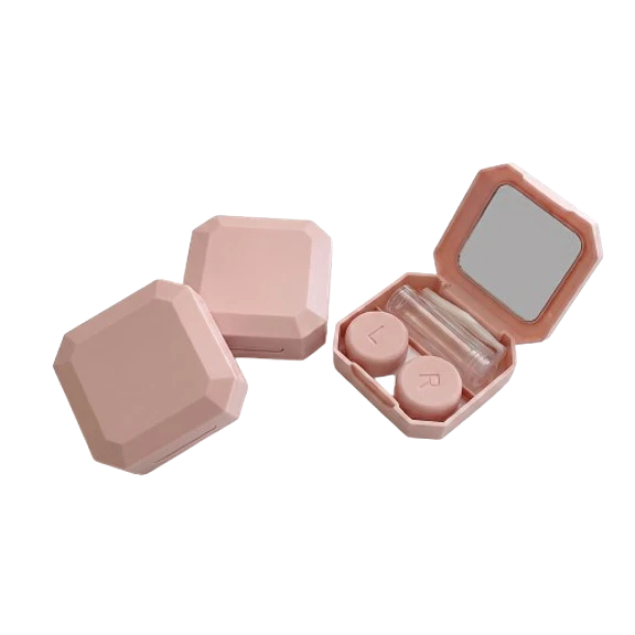  Kit estuche lentes de contacto Rosado KLCRO