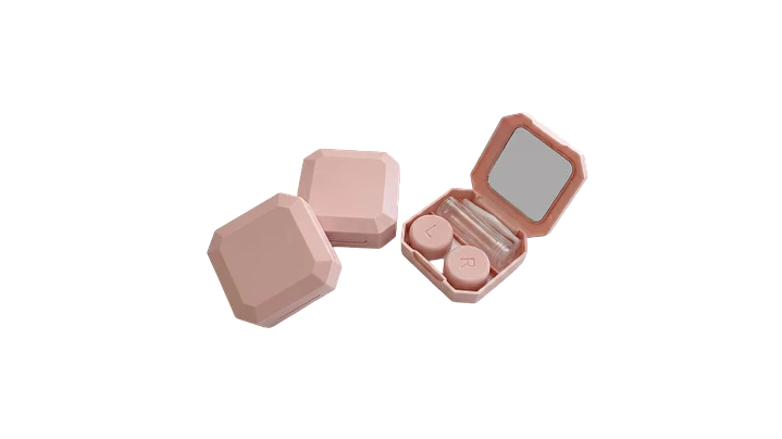  Kit estuche lentes de contacto Rosado KLCRO 1